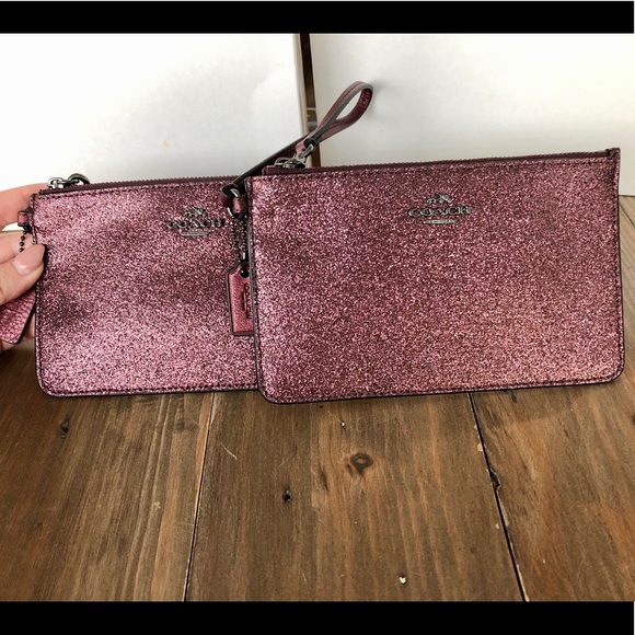 Coach Wristlet in Metallic Cherry - Picture 9 of 9